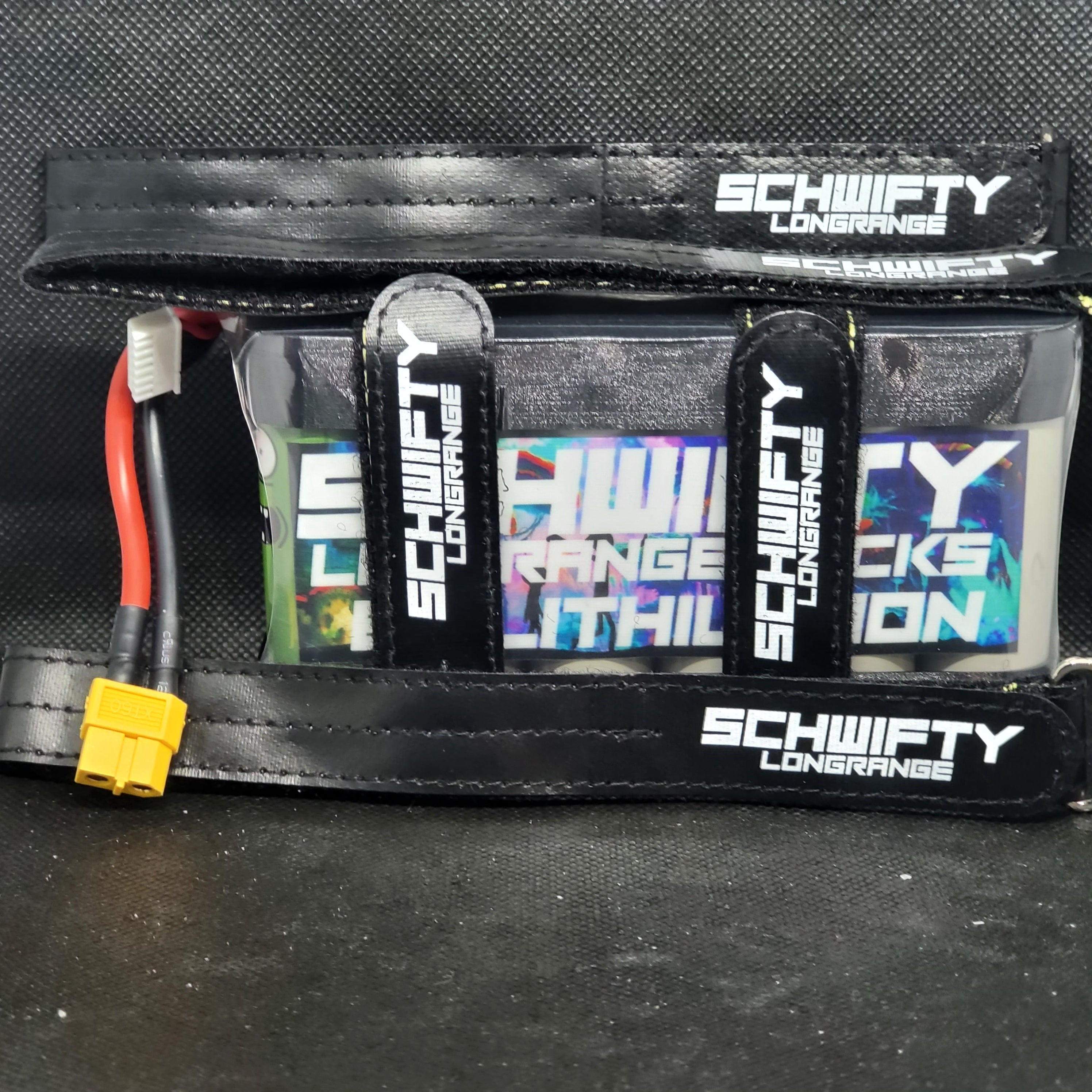 Schwifty Longrange Battery Straps - Rising Sun FPV