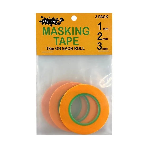 MASKING TAPE 1MM, 2MM, 3MM SET