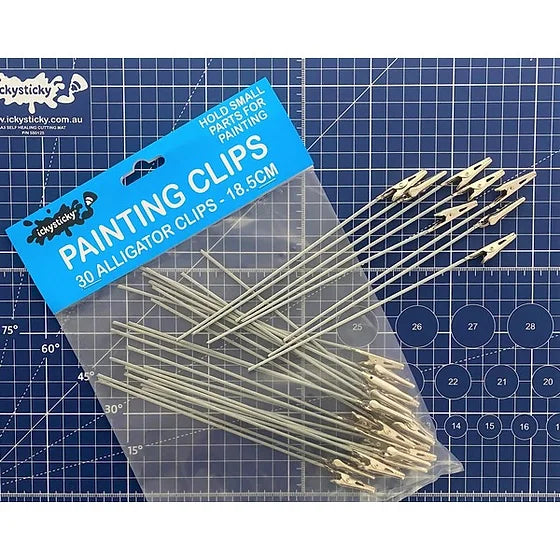 ICKYSTICKY PAINTING CLIPS 30PK