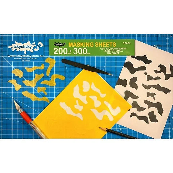 MASKING TAPE SHEETS 3 PACK - Rising Sun FPV