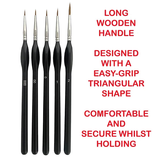 LANGHAO HAIR DETAIL PAINT BRUSH SET 3/0 - 2