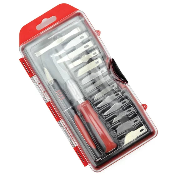 16 PIECE HOBBY KNIFE SET - Rising Sun FPV