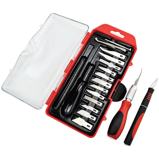 16 PIECE HOBBY KNIFE SET