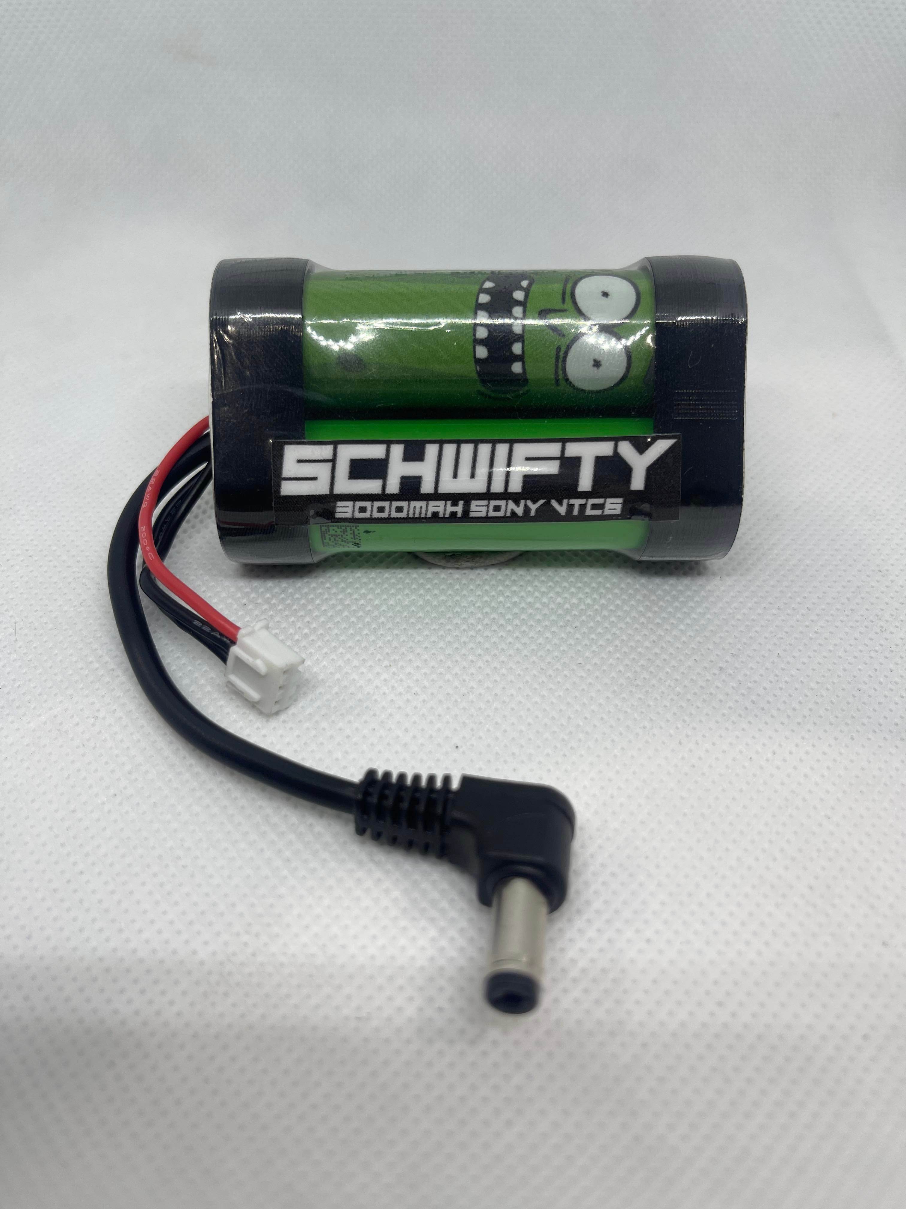 Schwifty Longrange Packs - 2S1P Li-Ion 3000mah Goggle Pack - Rising Sun FPV