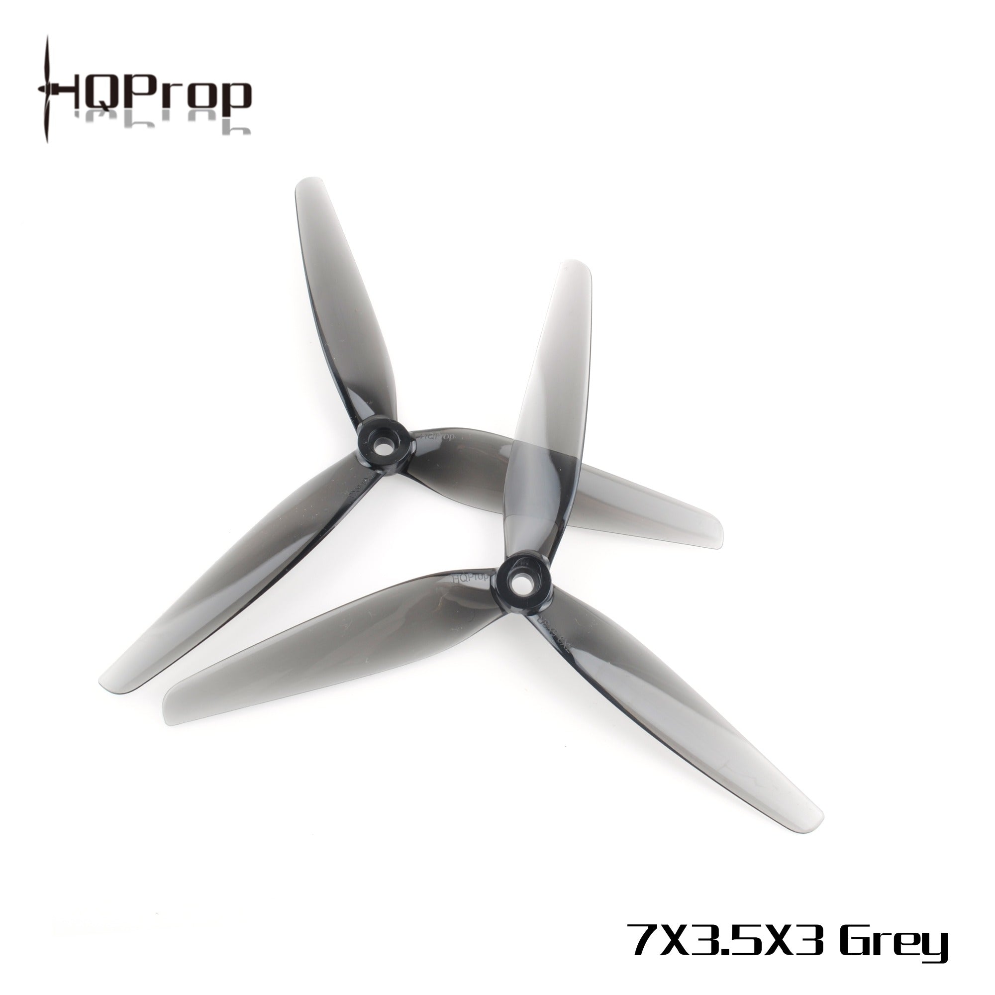 HQProp 7X3.5X3 Light Grey (2CW+2CCW) - Rising Sun FPV