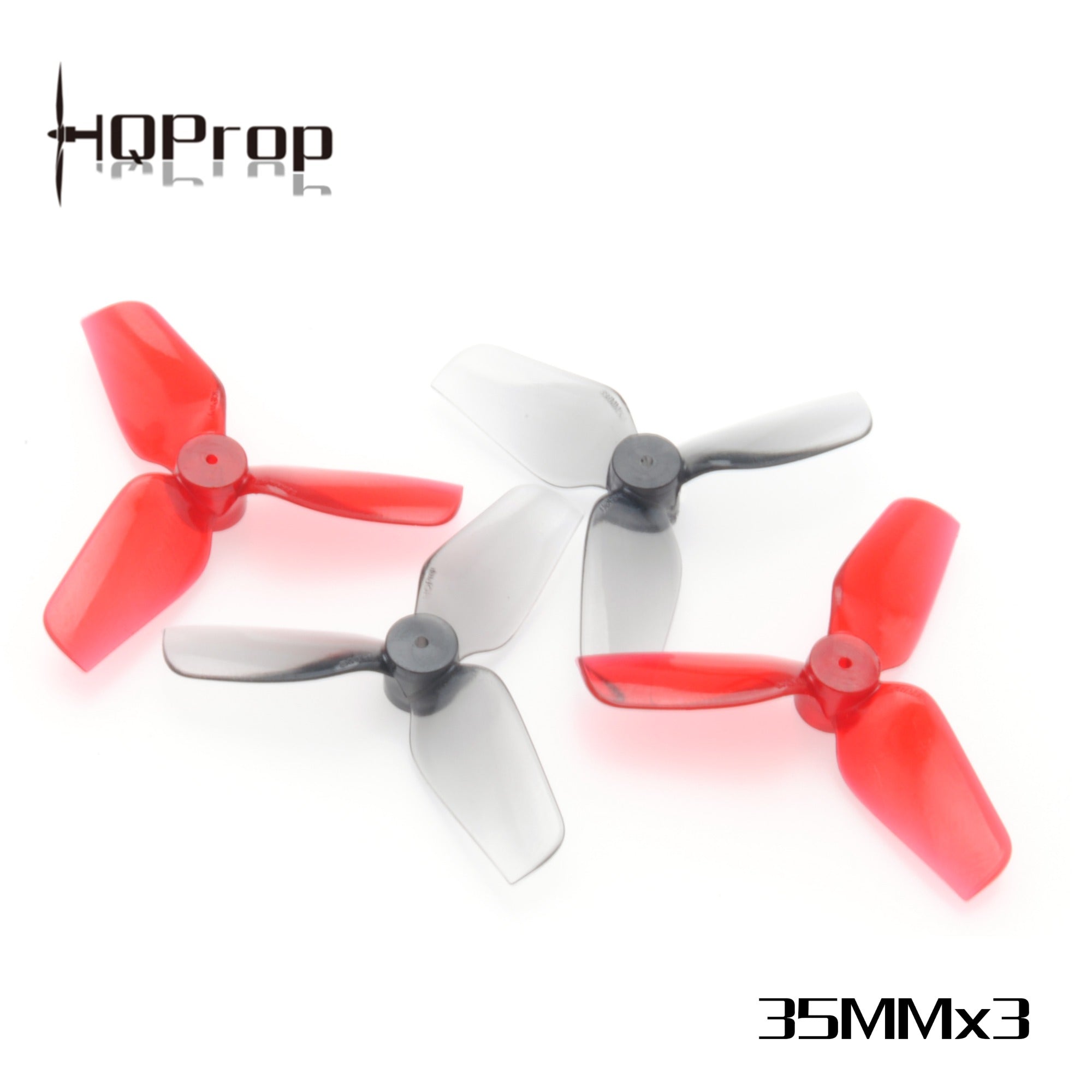 HQ Micro Whoop Prop 35MMX3 (2CW+2CCW)-Poly Carbonate-1MM Shaft - Rising Sun FPV