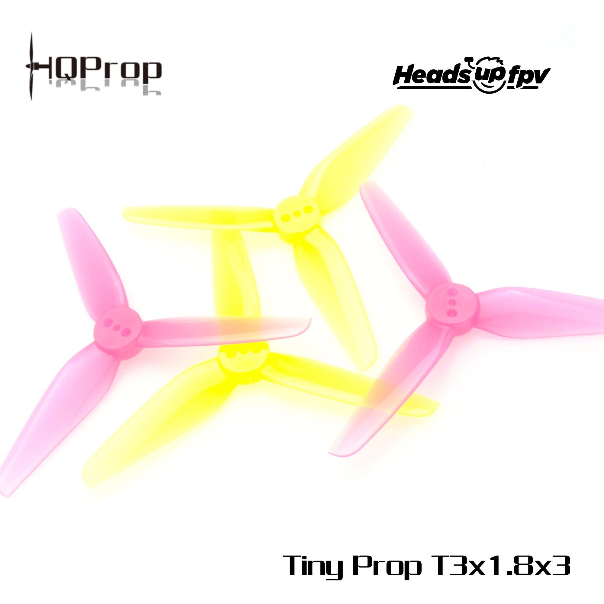 HQProp T3X1.8X3（2CW+2CCW)-Poly Carbonate-1.5MM - Rising Sun FPV