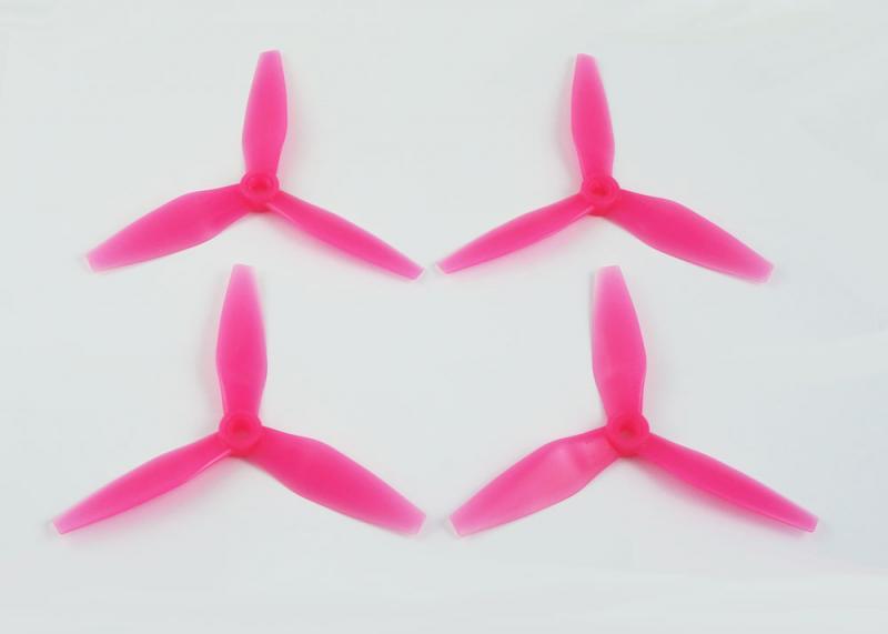 HQ Durable Prop Poly Carbonate 5x4.5x3V3 Tri Blade Propellers CW/CCW 1 Pack (4 Pieces)