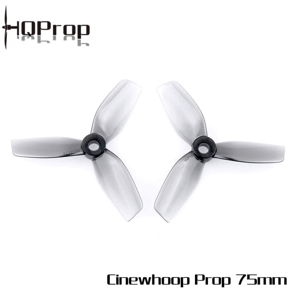 HQProp 75MM for Cinewhoop Grey (2CW+2CCW)-Poly Carbonate