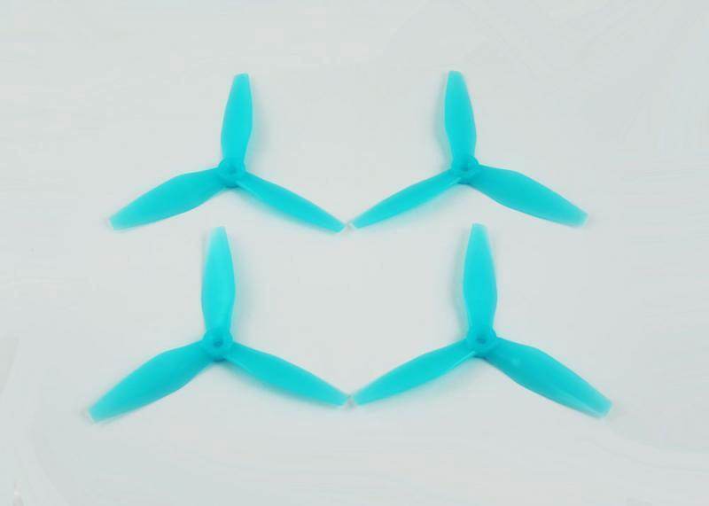 HQ Durable Prop Poly Carbonate 5x4.5x3V3 Tri Blade Propellers CW/CCW 1 Pack (4 Pieces) - Rising Sun FPV