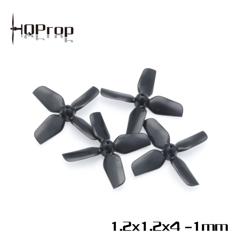 HQ Micro Whoop Prop 1.2X1.2X4 (31MM)1MM Shaft (2CW+2CCW)-ABS