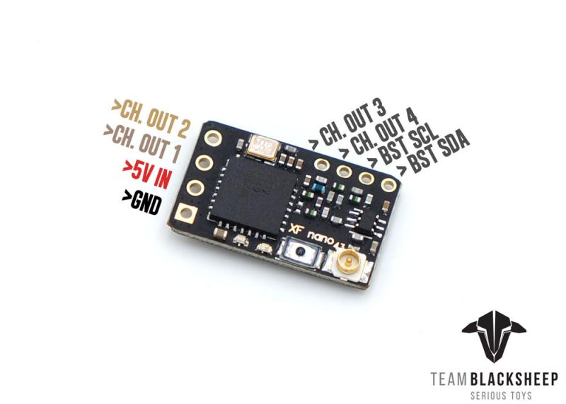 TBS Crossfire Nano RX (SE) - FPV Long Range Drone Receiver - Rising Sun FPV