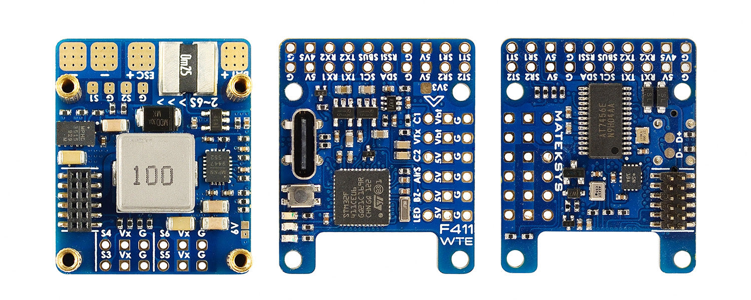 MatekSYS FLIGHT CONTROLLER F411-WTE