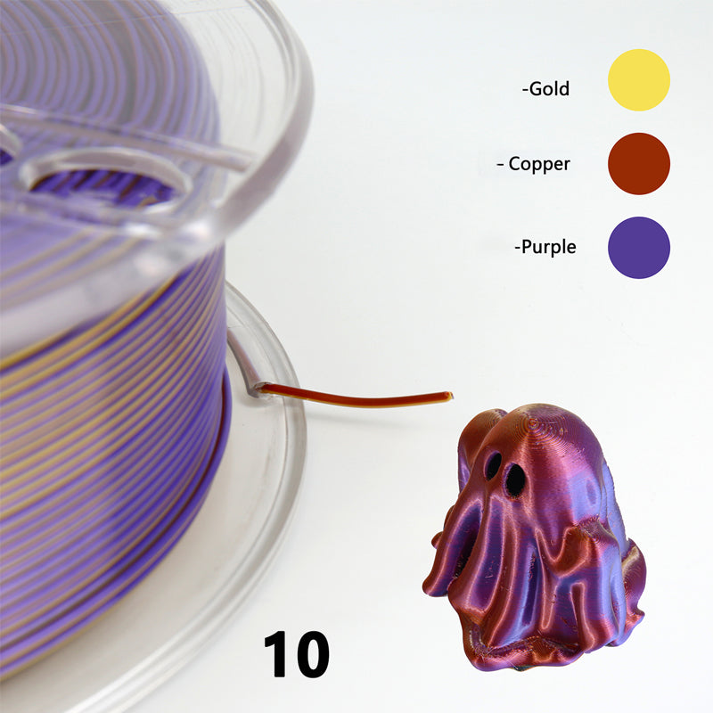 RISING SUN FPV - NOVA Tri Colour Silk PLA FILAMENT 1.75MM