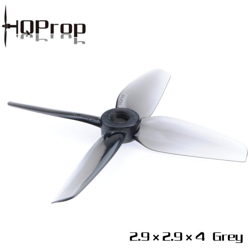 HQ Durable Prop 2.9X2.9X4 Grey (2CW+2CCW)-Poly Carbonate