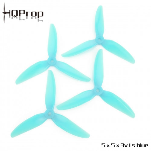 HQ Durable Prop 5x5x3V1S Tri Blade Propellers CW/CCW 1 Pack (4 Pieces)