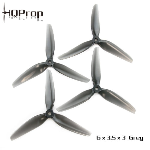 HQ Durable Prop 6X3.5X3 Light Grey (2CW+2CCW)-Poly Carbonate-POPO - Rising Sun FPV