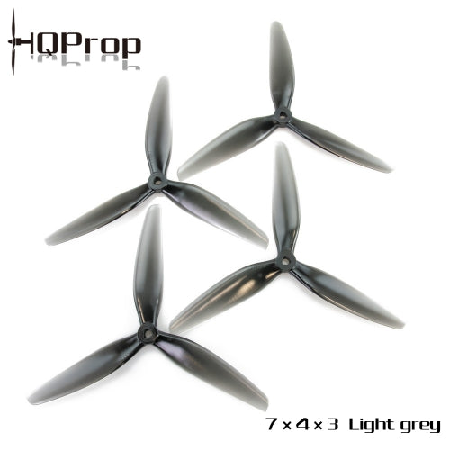 HQ Durable Prop 7X4X3 Light Grey (2CW+2CCW)-Poly Carbonate-POPO - Rising Sun FPV