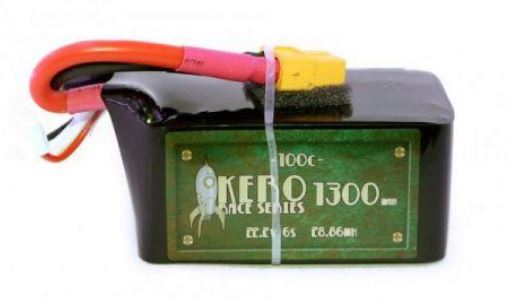 Kero 4S 1300mAh 100C Lipo Battery Pack