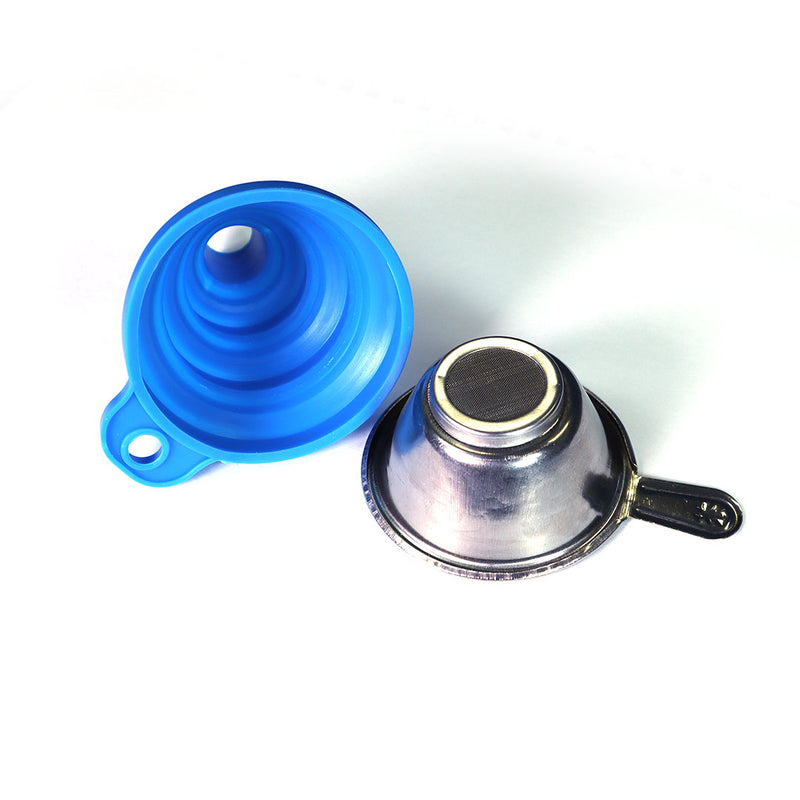Silicon Funnel & Metal Filter Cup