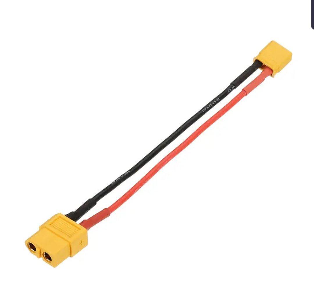 XT60 Female Plug to XT30 Male Plug Cable - Rising Sun FPV