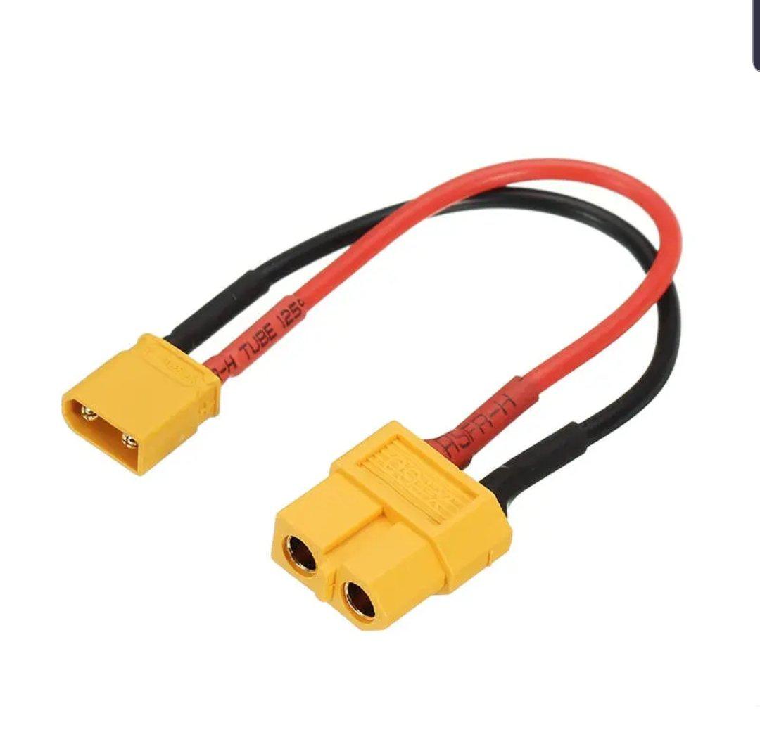 XT60 Female Plug to XT30 Male Plug Cable - Rising Sun FPV