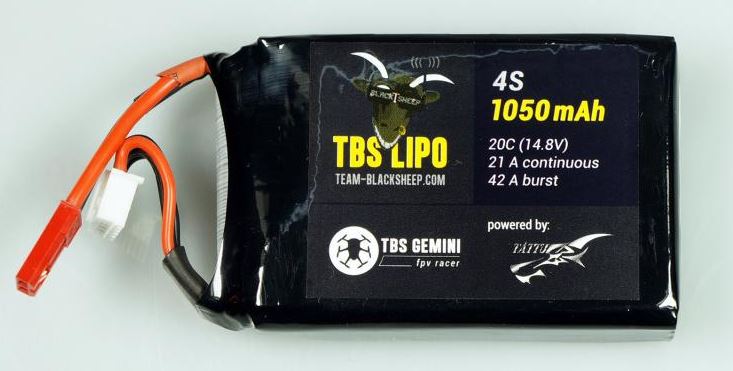 Team Blacksheep Gemini Battery 4s 1050mAh