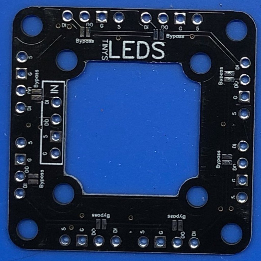 Tinys LEDs - 5volt FC Addressable 30x30 / 20x20 LED PDB - Rising Sun FPV