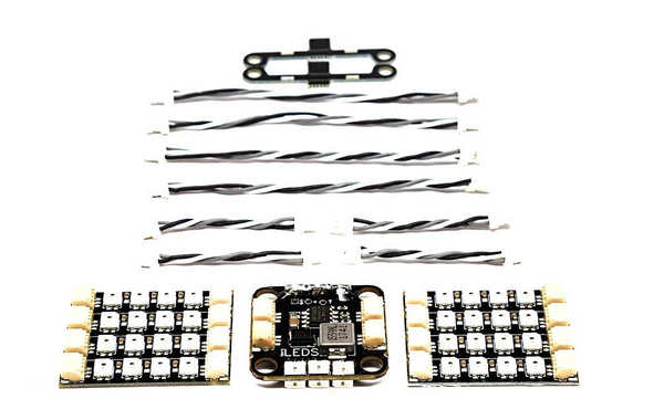 Tinys LEDS - Tiny Rainbow LED Quad Kit (44 LEDs & Wires)