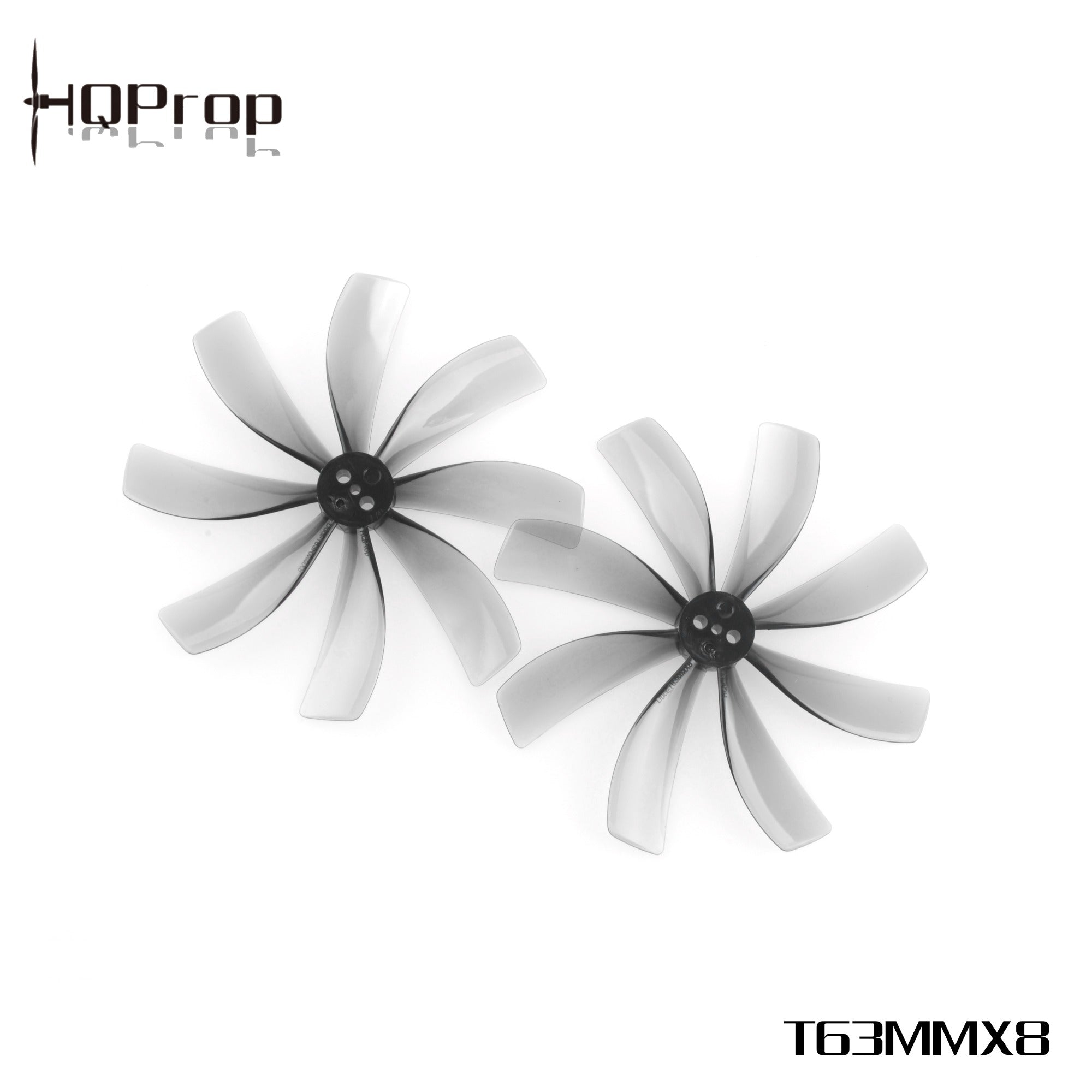 HQProp T63MMX8 Light Grey (2CW+2CCW)-Poly Carbonate - Rising Sun FPV