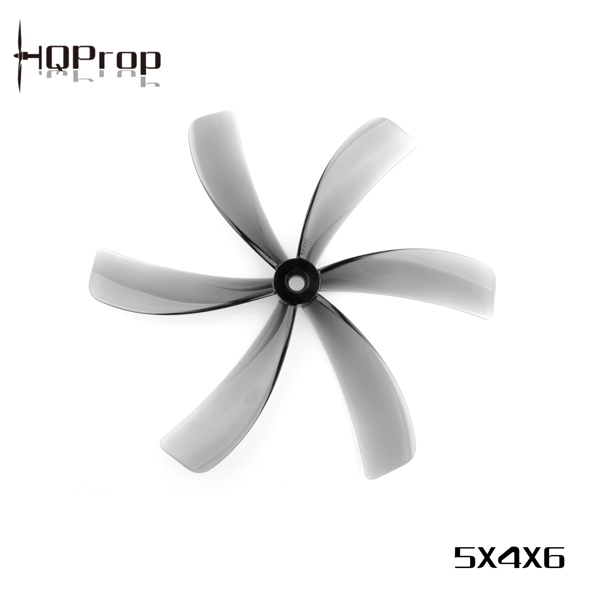 HQProp 5X4X6 Light Grey (2CW+2CCW)-Poly Carbonate - Rising Sun FPV