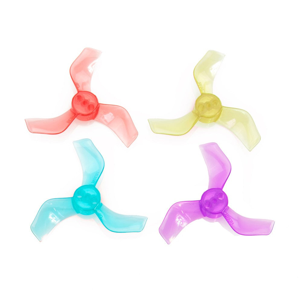 Gemfan 1635-3 40mm 3-Blade Whoop Propeller (1.5mm Shaft - Set of 8) - Rising Sun FPV