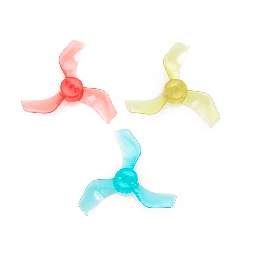 Gemfan 1635-3 40mm 3-Blade Whoop Propeller (1mm Shaft - Set of 8) - Rising Sun FPV