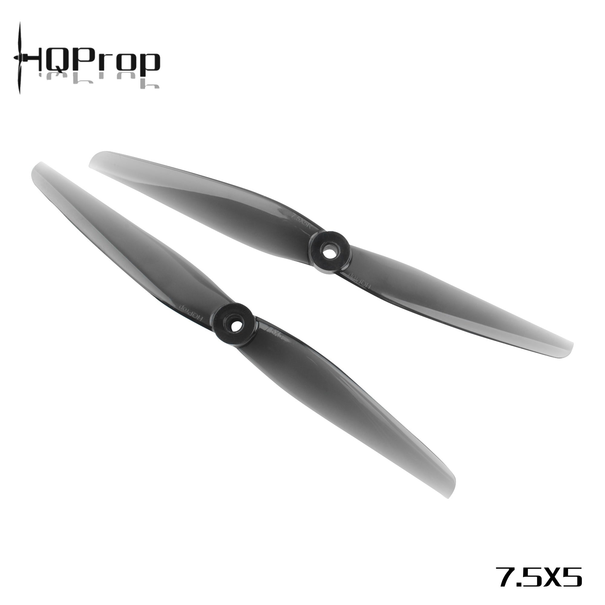 HQProp 7.5X5 Light Grey (2CW+2CCW)-Poly Carbonate - Rising Sun FPV