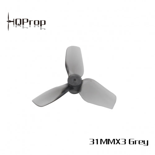 HQ Micro Whoop Prop 31MMX3 (2CW+2CCW)-Poly Carbonate-0.8MM Shaft