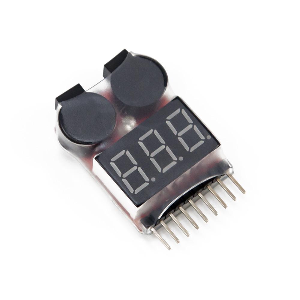 1-8S Lipo Battery Voltage Tester / Low Voltage Buzzer Alarm - Rising Sun FPV