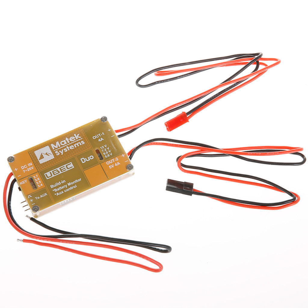 MatekSYS UBEC DUO 4A-12V & 4A-5V - Rising Sun FPV