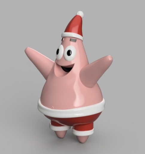 Christmas Tree Topper Ornament - Patrick Star