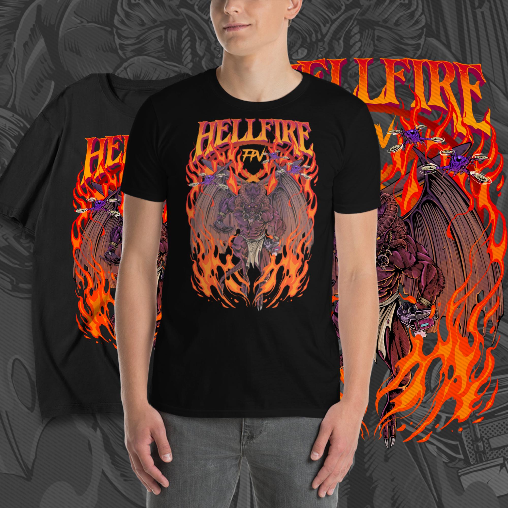 Hellfire FPV T-Shirt - Rising Sun FPV