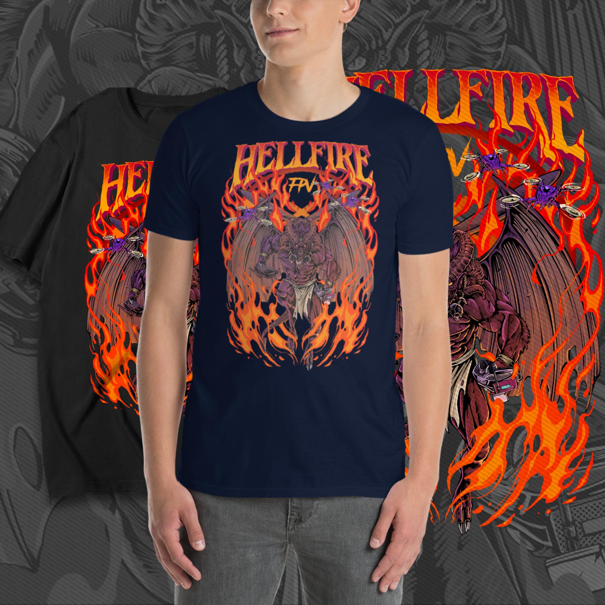 Hellfire FPV T-Shirt - Rising Sun FPV