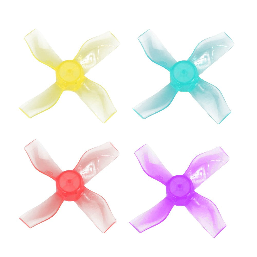 Gemfan 1220-4 31mm 4-Blade Whoop Propeller (1mm Shaft - Set of 8) - Rising Sun FPV